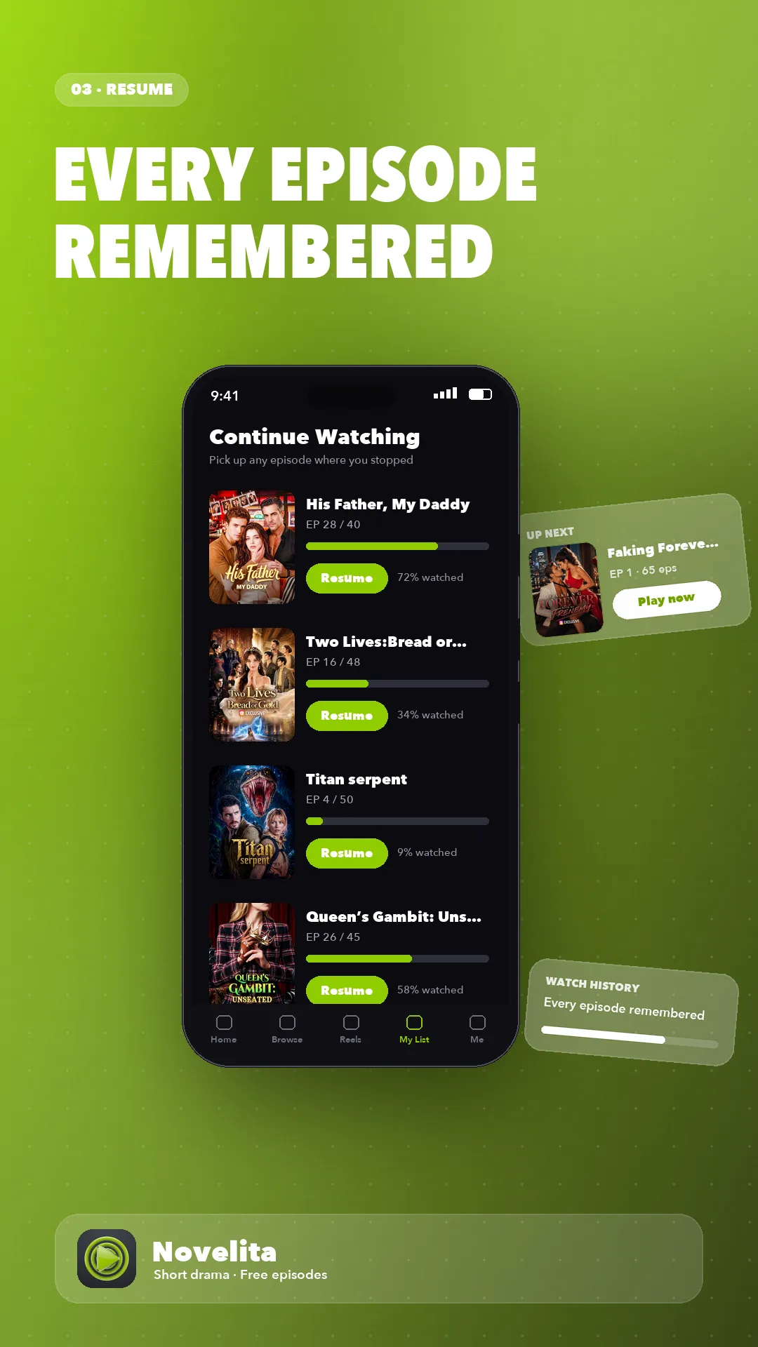 Novelita screen 4